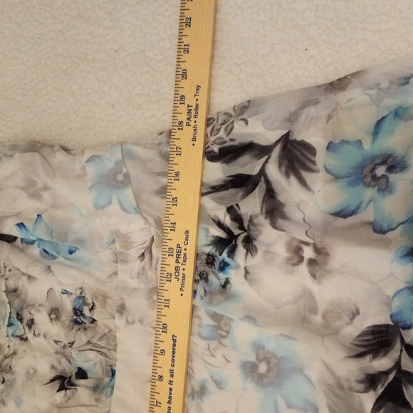 White House Black Market Dress 14 Watercolor Pastel Floral - Picture 10 of 10